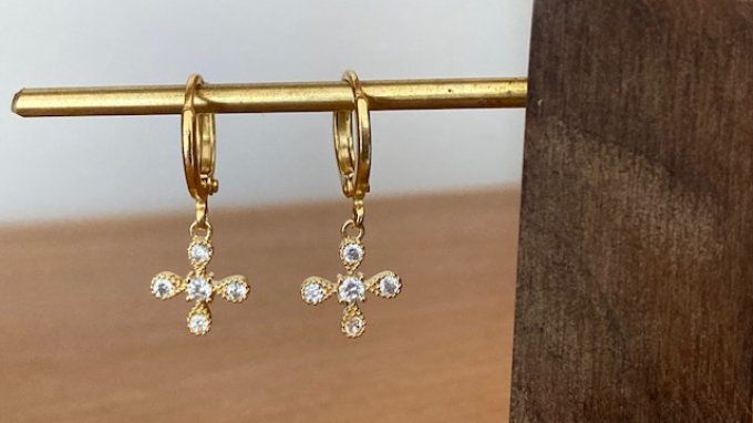 Boucles d'oreilles Emma (sur commande)
